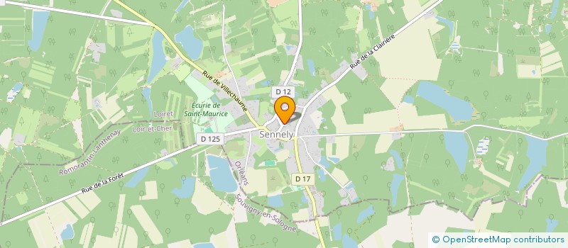 localisation de l'entreprise CLUB DE GYMNASTIQUE DE LIGNY LE RIBAULT à LIGNY-LE-RIBAULT