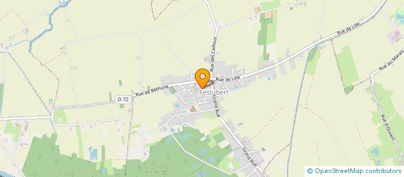 localisation de l'entreprise CLUB DE GYMNASTIQUE FESTUBERTIN à FESTUBERT