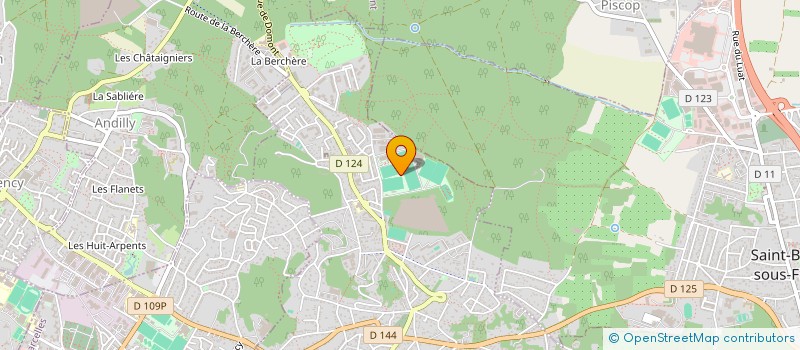 localisation de l'entreprise CLUB DE GYMNASTIQUE MONTMORENCEEN  MONTMORENCY