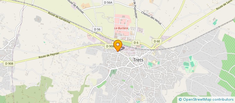 localisation de l'entreprise CLUB DE GYMNASTIQUE SPORTIVE TRETSOISE à TRETS