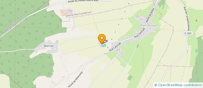 localisation de l'entreprise CLUB DE GYMNASTIQUE VOLONTAIRE DE PIERRECOURT  PIERRECOURT