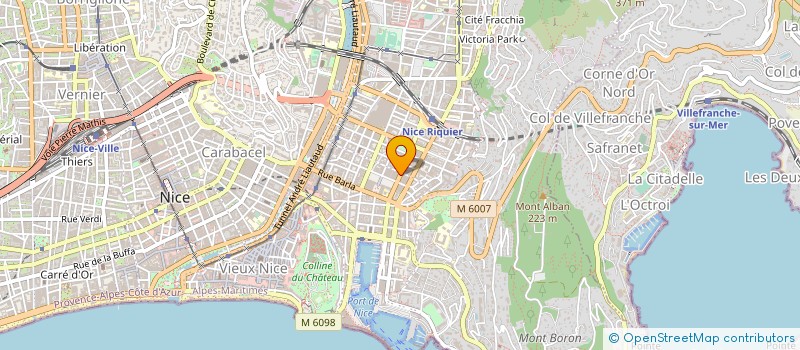 localisation de l'entreprise CLUB DE GYMNASTIQUE VOLONTAIRE DU LYCEE DU PARC IMPERIAL à NICE
