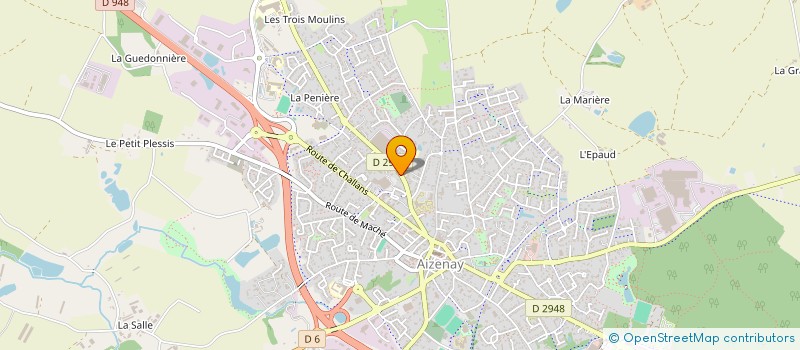 localisation de l'entreprise CLUB DE HAND D' AIZENAY  AIZENAY