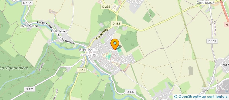 localisation de l'entreprise CLUB DE JEET KUNE DO ET KALI  BRETTEVILLE-SUR-LAIZE