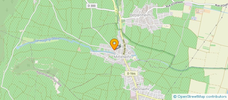 localisation de l'entreprise CLUB DE JEUNES ASSOCIATION DE JEUNESSE EUROPE  MITTELWIHR