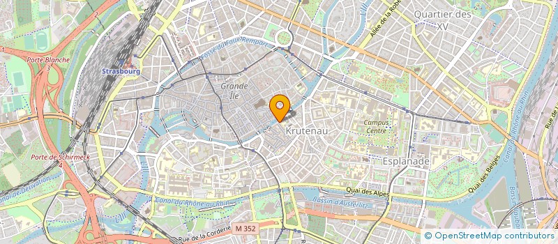 localisation de l'entreprise CLUB DE JEUNES L ETAGE à STRASBOURG