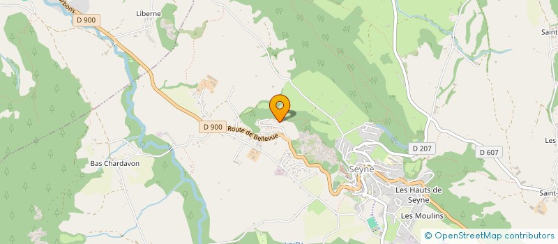 localisation de l'entreprise CLUB DE JUDO  SEYNE