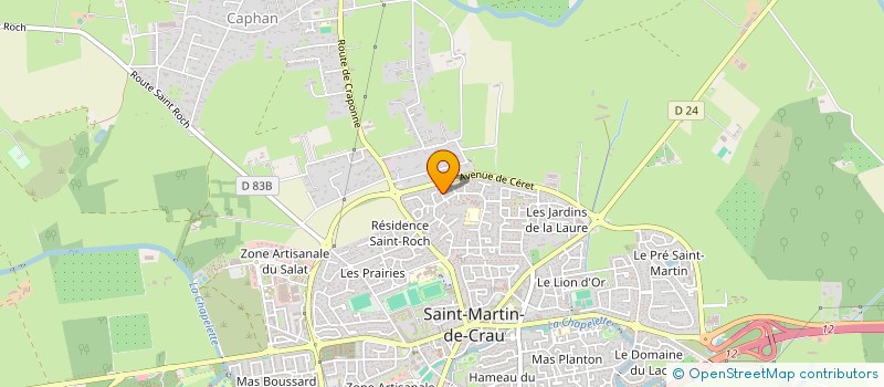 localisation de l'entreprise CLUB DE JUMELAGE à SAINT-MARTIN-DE-CRAU