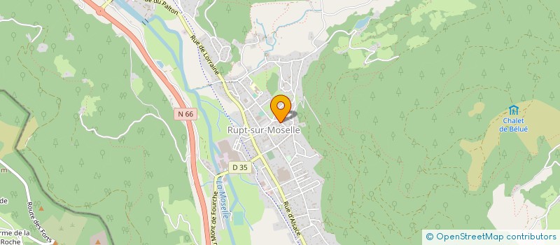 localisation de l'entreprise CLUB DE KARATE KYOKUSHINKAI DE RUPT SUR MOSELLE  RUPT-SUR-MOSELLE