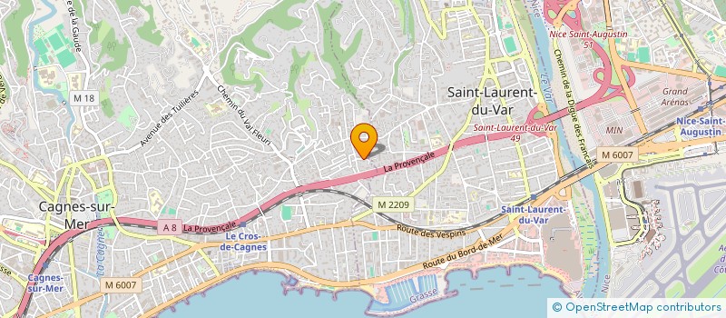 localisation de l'entreprise CLUB DE KELOTRAMPO à CAGNES SUR MER