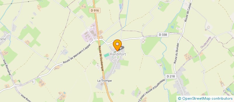 localisation de l'entreprise CLUB DE L'AGE D'OR  HARDIFORT