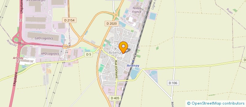 localisation de l'entreprise CLUB DE L'AGE D'OR ET DE L'INFORMATIQUE à ARTENAY
