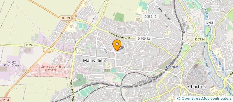 localisation de l'entreprise CLUB DE L AMITIE à MAINVILLIERS