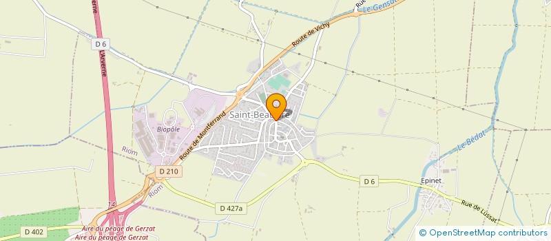 localisation de l'entreprise CLUB DE L AMITIE 3EME AGE à SAINT-BEAUZIRE