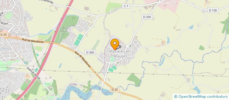 localisation de l'entreprise CLUB DE L AMITIE  LA TESSOUALLE