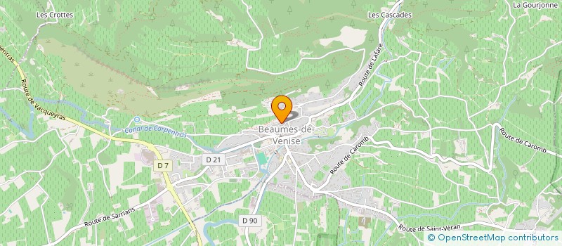 localisation de l'entreprise CLUB DE L'AMITIE  BEAUMES-DE-VENISE