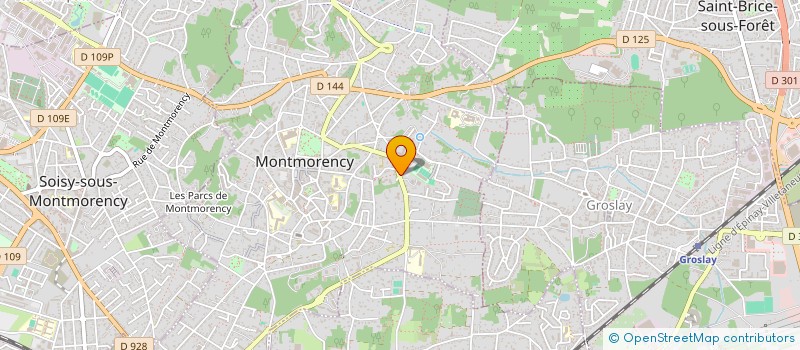 localisation de l'entreprise CLUB DE L'AMITIE  MONTMORENCY