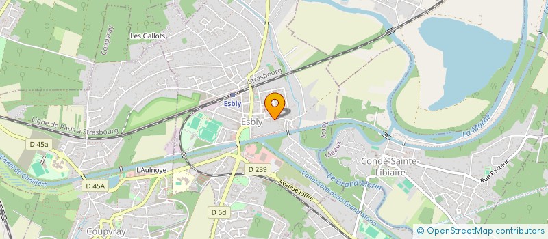localisation de l'entreprise CLUB DE L AMITIE à ESBLY