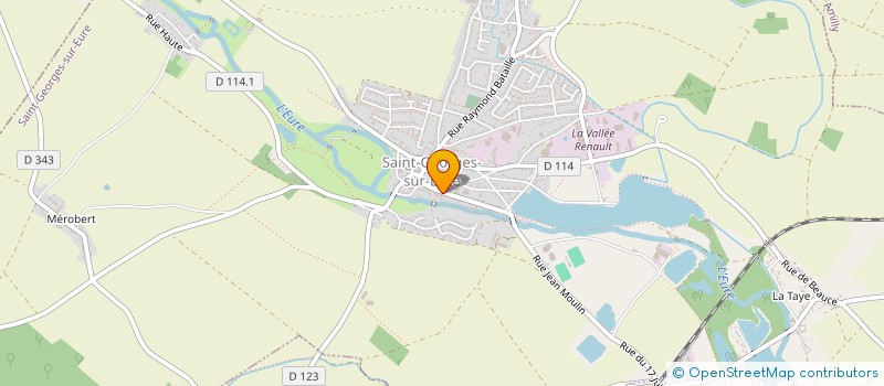 localisation de l'entreprise CLUB DE L AMITIE à SAINT-GEORGES-SUR-EURE