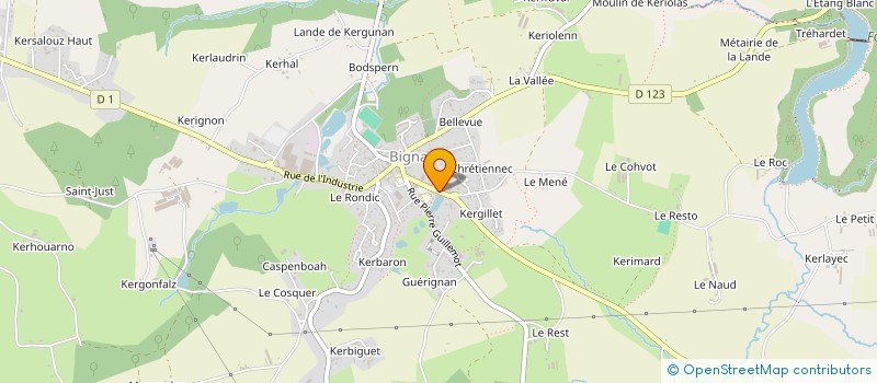 localisation de l'entreprise CLUB DE L AMITIE  BIGNAN