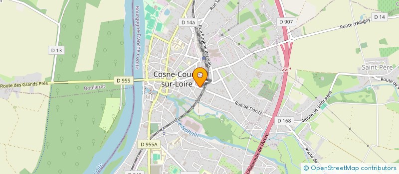localisation de l'entreprise CLUB DE L AMITIE à POUGNY