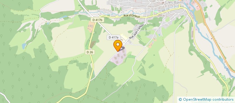 localisation de l'entreprise CLUB DE L'AMITIE à BOURBONNE-LES-BAINS