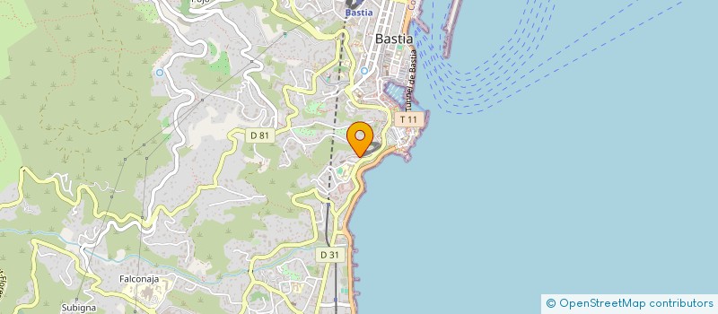 localisation de l'entreprise CLUB DE L AMITIE à BASTIA