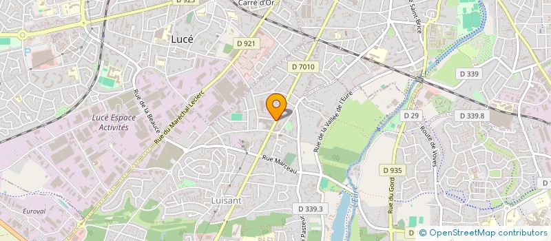 localisation de l'entreprise CLUB DE L'AMITIE à LUISANT
