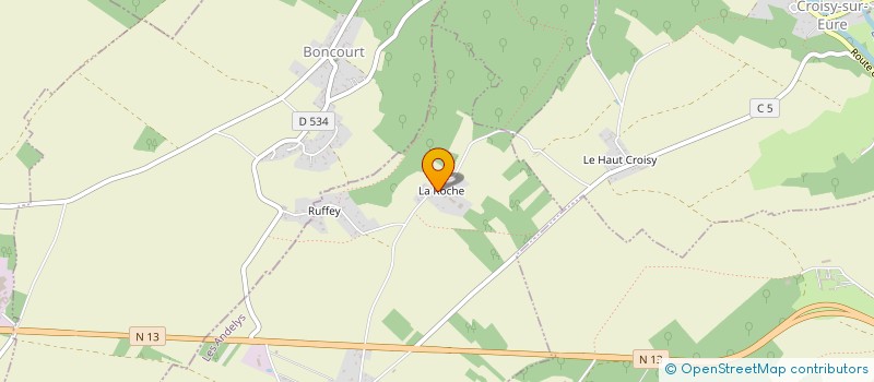 localisation de l'entreprise CLUB DE L'AMITIE  CAILLOUET ORGEVILLE