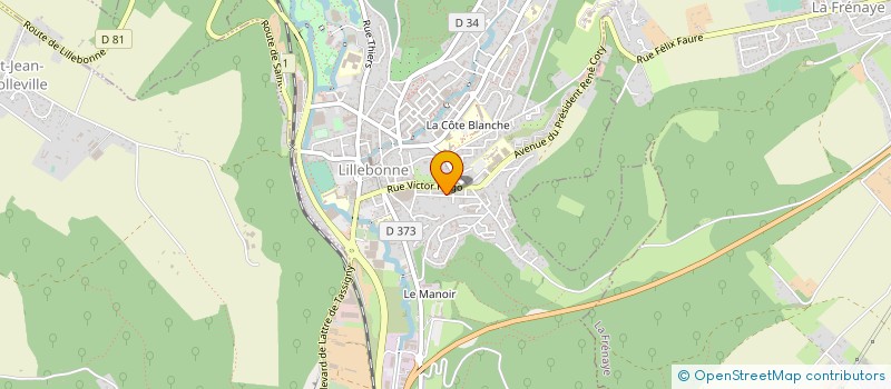 localisation de l'entreprise CLUB DE L'AMITIE à LILLEBONNE