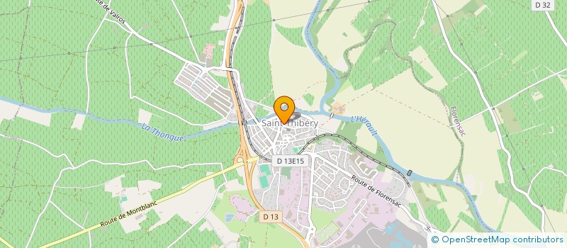 localisation de l'entreprise CLUB DE L'AMITIE  SAINT-THIBERY