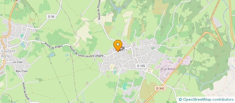 localisation de l'entreprise CLUB DE L'AMITIE à SAINTE-CATHERINE