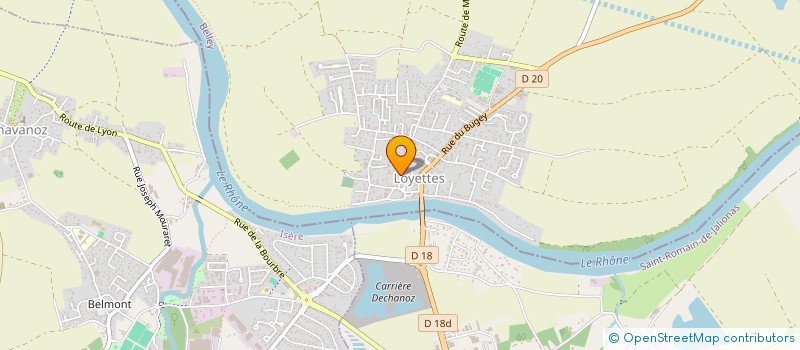 localisation de l'entreprise CLUB DE L'AMITIE à BALAN