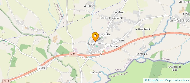 localisation de l'entreprise CLUB DE L'AMITIE à HAUTERIVE
