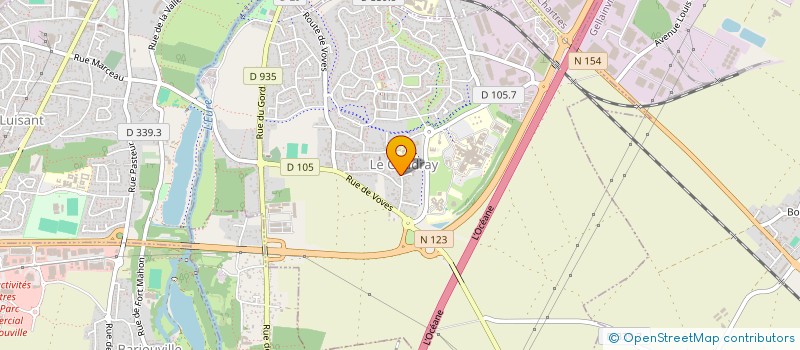 localisation de l'entreprise CLUB DE L'AMITIE à LE COUDRAY