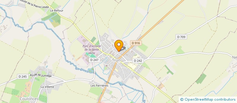 localisation de l'entreprise CLUB DE L AMITIE à TRUN