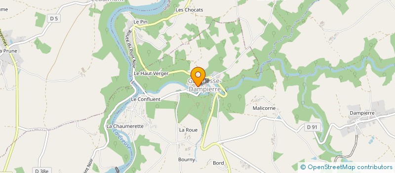 localisation de l'entreprise CLUB DE L'AMITIE à GARGILESSE-DAMPIERRE
