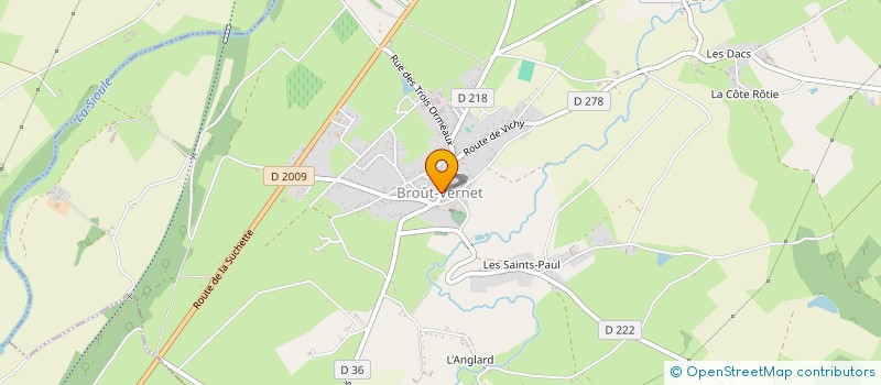 localisation de l'entreprise CLUB DE L'AMITIE D'ESCUROLLES  ESCUROLLES