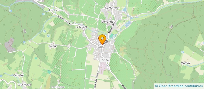 localisation de l'entreprise CLUB DE L'AMITIE D'IGE  IGE