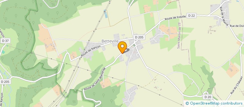 localisation de l'entreprise CLUB DE L'AMITIE DE BETTEVILLE  SAINT MARTIN DE L'IF