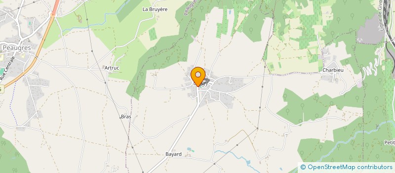 localisation de l'entreprise CLUB DE L'AMITIE DE BOGY  BOGY