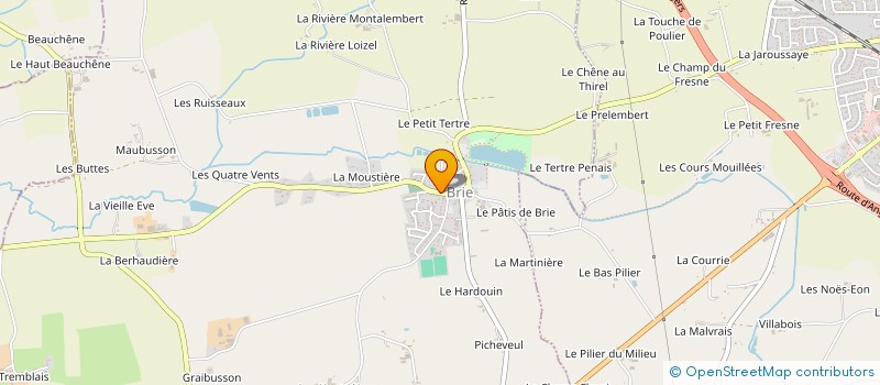 localisation de l'entreprise CLUB DE L'AMITIE DE BRIE à BRIE