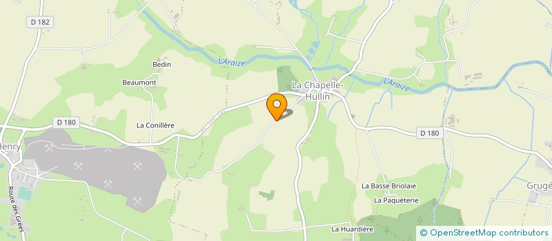 localisation de l'entreprise CLUB DE L'AMITIE DE CARBAY  CARBAY