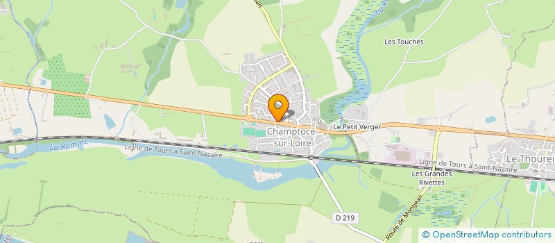 localisation de l'entreprise CLUB DE L'AMITIE DE CHAMPTOCE SUR LOIRE  CHAMPTOCE-SUR-LOIRE