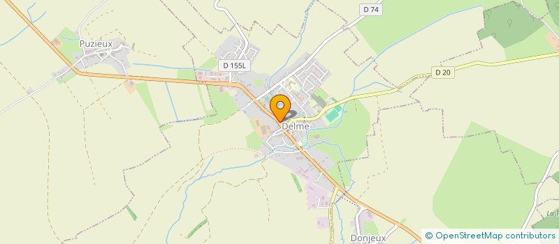 localisation de l'entreprise CLUB DE L AMITIE DE DELME  DELME