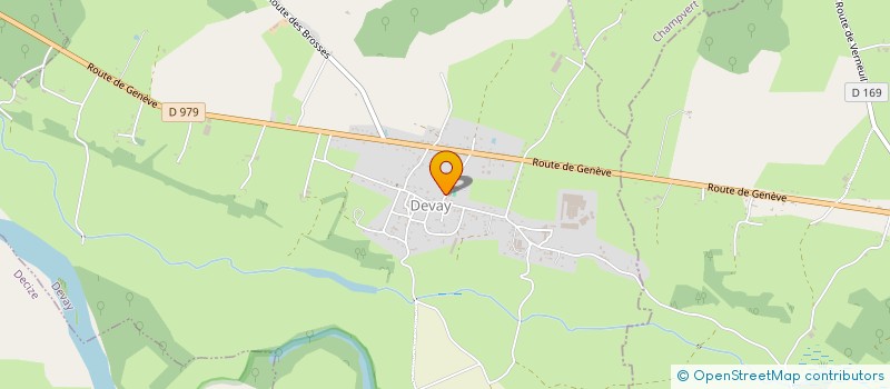 localisation de l'entreprise CLUB DE L'AMITIE DE DEVAY à DEVAY