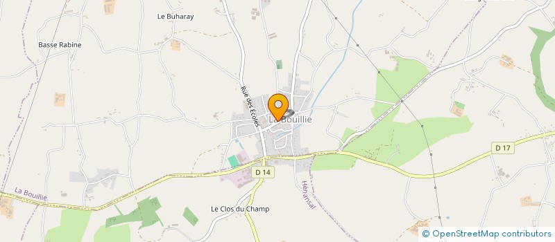 localisation de l'entreprise CLUB DE L'AMITIE DE LA BOUILLIE à LA BOUILLIE