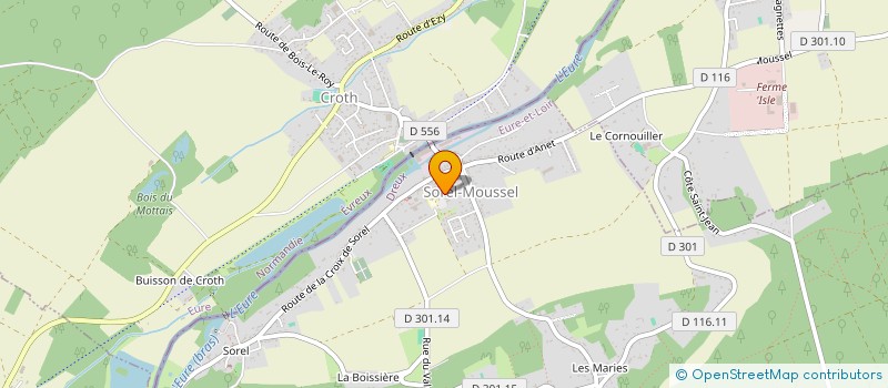 localisation de l'entreprise CLUB DE L AMITIE DE LA CHAUSSEE D IVRY à LA CHAUSSEE D'IVRY