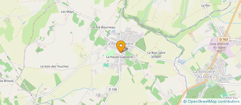 localisation de l'entreprise CLUB DE L'AMITIE DE LA REMAUDIERE  LA REMAUDIERE