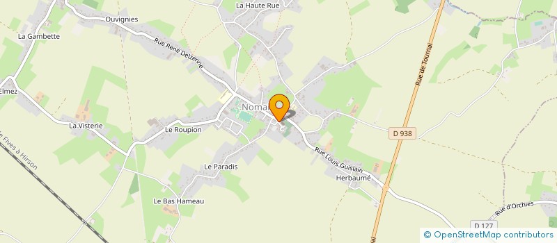 localisation de l'entreprise CLUB DE L'AMITIE DE LANDAS  LANDAS